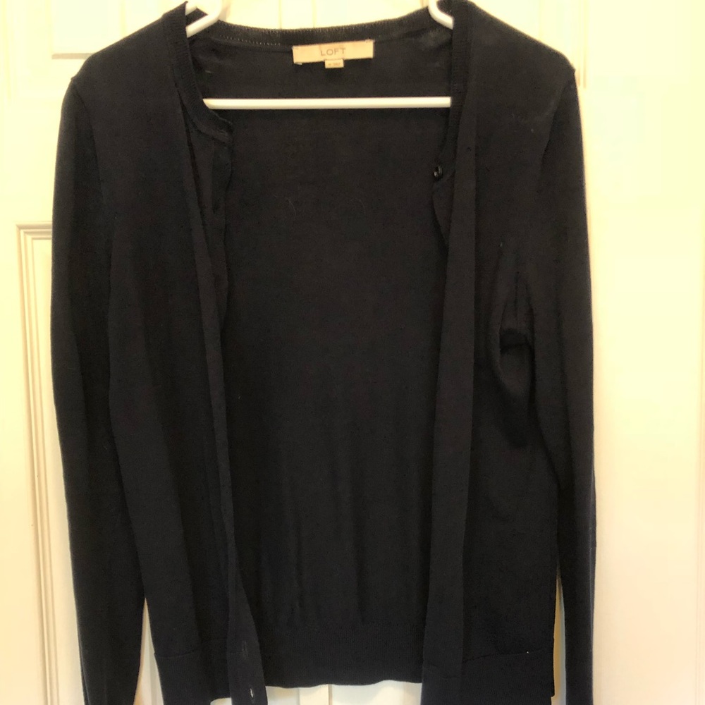 Navy Loft Cardigan